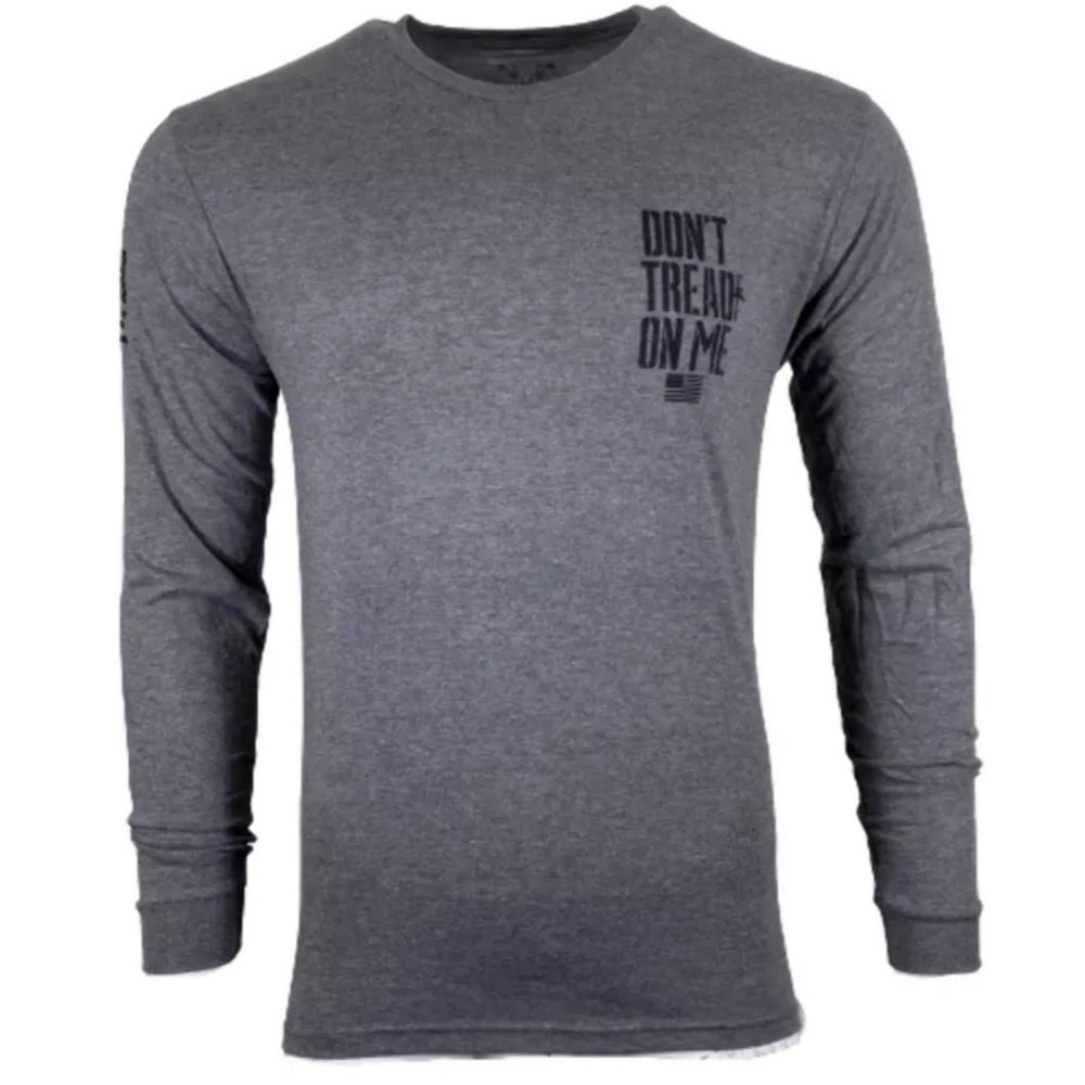 HOWITZER Clothing Men's T-Shirt L/S NEVER Tee - Picture 2 of 10